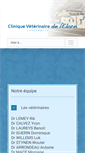 Mobile Screenshot of cliniqueveterinairelanderneau.veto.pro